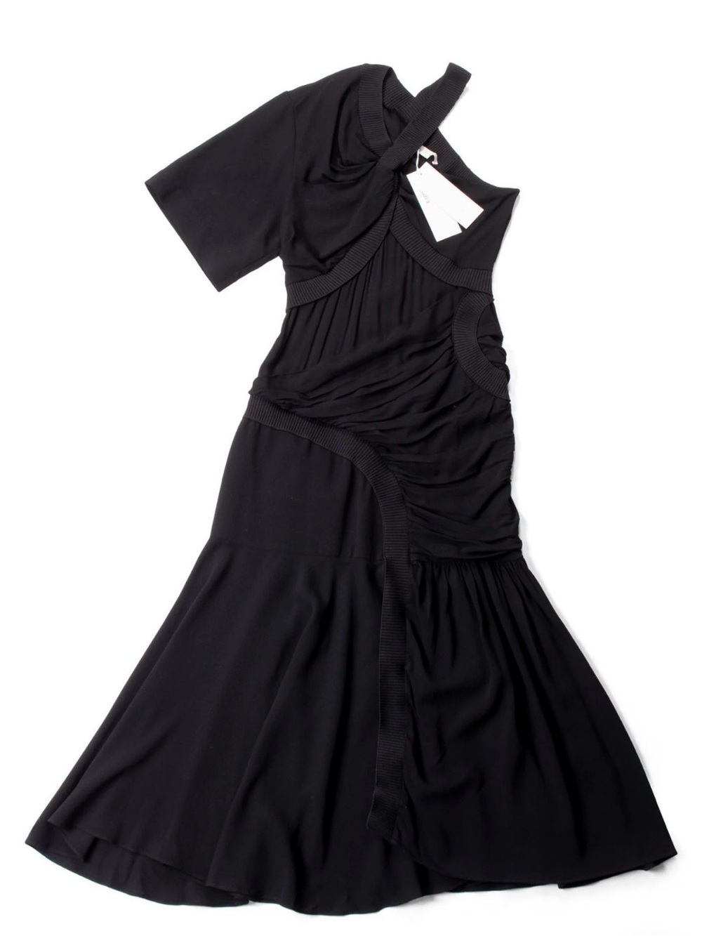 Stella McCartney Emmeline Crêpe One-Shoulder Midi Dress - Picture 7 of 7